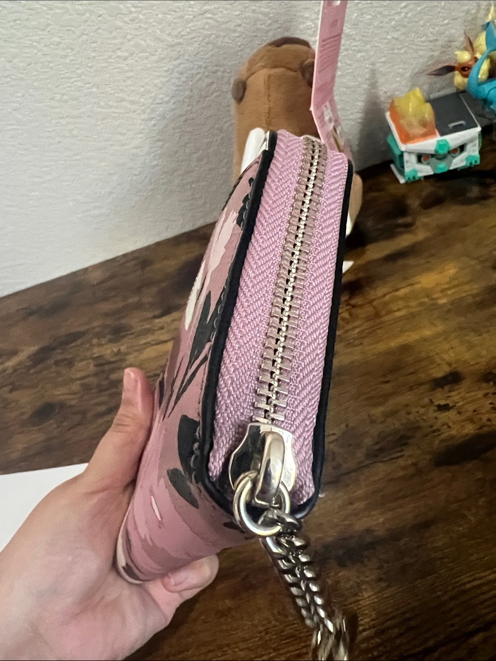 kate spade Pink Floral Zip Wallet Like new - Picture 5 of 8